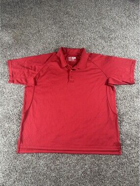 5.11 Tactical Performance Short Sleeve Polo Shirt Size 2XL Red
